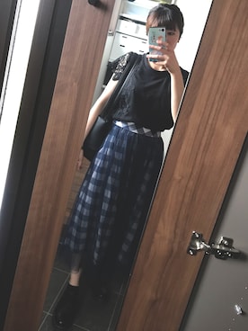 「BARCOS（バルコス）のアイテム」を使った、AnPさん（レディース・152cm）の夏コーディネート