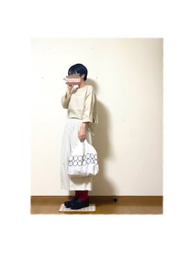 「アイテム（その他シューズ）」を使った、𝕞 𝕠 𝕔 𝕒 ♩*さん（レディース・152cm）の秋コーディネート