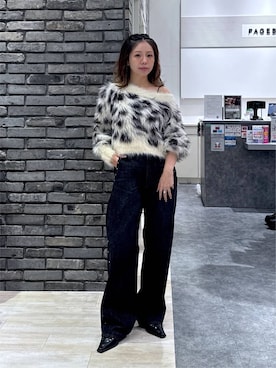 「PAGEBOY（ページボーイ）のアイテム（Tシャツ/カットソー）」を使った、まっちゃんさん（レディース・151cm）の秋コーディネート