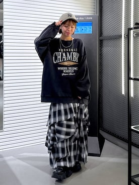 「アイテム（スウェット）」を使った、まっちゃんさん（レディース・151cm・20代）の夏コーディネート