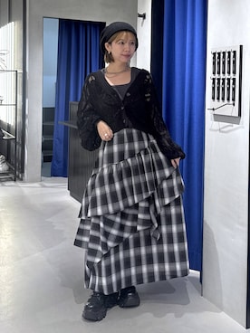 「アイテム（ハンチング/ベレー帽）」を使った、まっちゃんさん（レディース・151cm・20代）の秋コーディネート