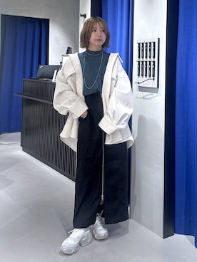 「アイテム（テーラードジャケット）」を使った、まっちゃんさん（レディース・151cm・20代）の秋コーディネート