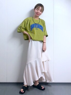 まっちゃんさん（レディース・151cm）の夏コーディネート