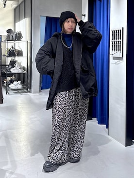 「きれいめ」｜「アイテム（ニットキャップ/ビーニー）」を使った、まっちゃんさん（レディース・151cm）の秋コーディネート