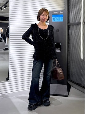 「アイテム（ベスト）」を使った、まっちゃんさん（レディース・151cm・20代）の夏コーディネート