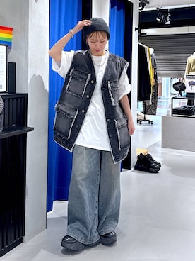 「アイテム（その他アウター）」を使った、まっちゃんさん（レディース・151cm）の夏コーディネート