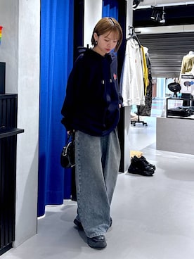 「アイテム（パーカー）」を使った、まっちゃんさん（レディース・151cm）の夏コーディネート