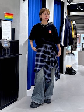 「PAGEBOY（ページボーイ）のアイテム」を使った、まっちゃんさん（レディース・151cm）の夏コーディネート