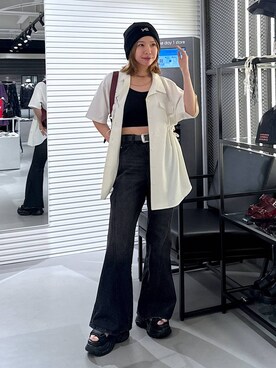 まっちゃんさん(レディース・151cm)の夏コーディネート
