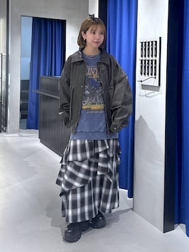 「アイテム（スウェット）」を使った、まっちゃんさん（レディース・151cm・20代）の秋コーディネート