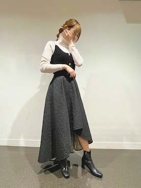 「ストレッチブーツ」｜ORientalTRaffic　新宿ミロード店さん（レディース・167cm・20代）の秋コーディネート