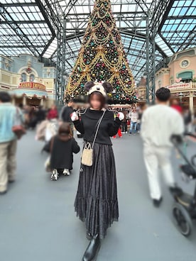 「Louere（ルエレ）のアイテム」を使った、Reina さん（レディース・163cm）の冬コーディネート