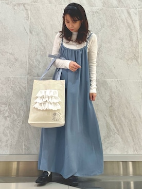 「アイテム（ワンピース/ドレス）」を使った、MIKA◎さん（レディース・152cm）の冬コーディネート
