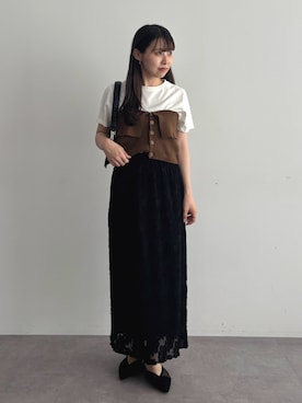 「セットアイテム」｜MIKA◎さん（レディース・152cm）の夏コーディネート