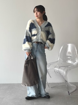 「earth music&ecology（アースミュージックアンドエコロジー）のアイテム」を使った、MIKA◎さん（レディース・152cm）の秋コーディネート