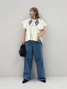 「URBAN RESEARCH Sonny Label（アーバンリサーチサニーレーベル）のアイテム（シューズ）」を使った、satoさん（レディース・156cm）の春コーディネート
