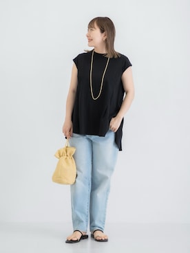 「SonnyLabel」｜「アイテム（アクセサリー）」を使った、satoさん（レディース・156cm）の夏コーディネート