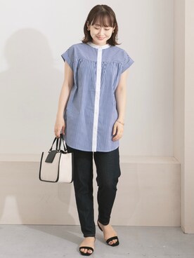 satoさん（レディース・156cm）の夏コーディネート