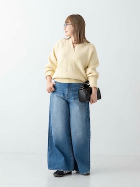 「URBAN RESEARCH Sonny Label（アーバンリサーチサニーレーベル）のアイテム（サングラス）」を使った、satoさん（レディース・156cm）の冬コーディネート
