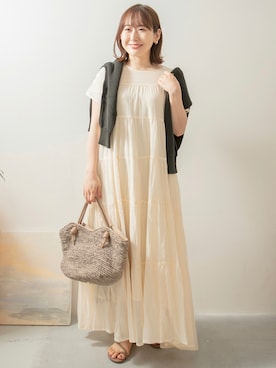 satoさん（レディース・156cm）の夏コーディネート