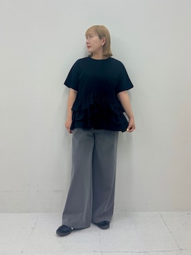 「URBAN RESEARCH Sonny Label（アーバンリサーチサニーレーベル）のアイテム（パンツ）」を使った、satoさん（レディース・156cm）の夏コーディネート