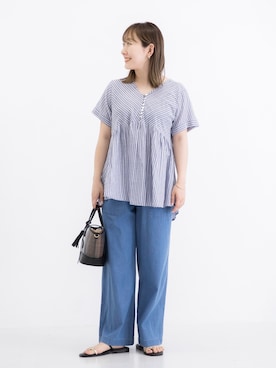 「SonnyLabel」｜「アイテム（アクセサリー）」を使った、satoさん（レディース・156cm）の夏コーディネート