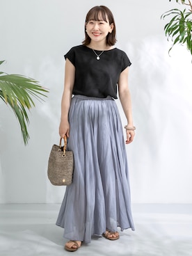 satoさん（レディース・156cm）の夏コーディネート