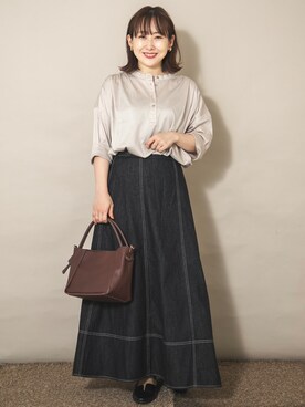 satoさん（レディース・156cm）の夏コーディネート