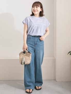 satoさん（レディース・156cm）の夏コーディネート