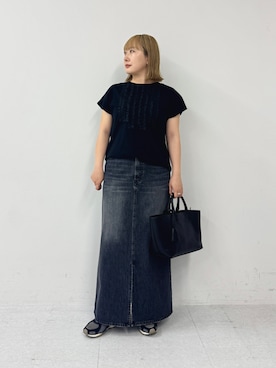「URBAN RESEARCH Sonny Label（アーバンリサーチサニーレーベル）のアイテム（スカート）」を使った、satoさん（レディース・156cm）の春コーディネート