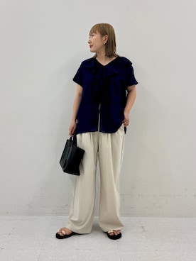 「URBAN RESEARCH Sonny Label（アーバンリサーチサニーレーベル）のアイテム」を使った、satoさん（レディース・156cm）の夏コーディネート