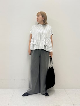 「URBAN RESEARCH Sonny Label（アーバンリサーチサニーレーベル）のアイテム（パンツ）」を使った、satoさん（レディース・156cm）の夏コーディネート