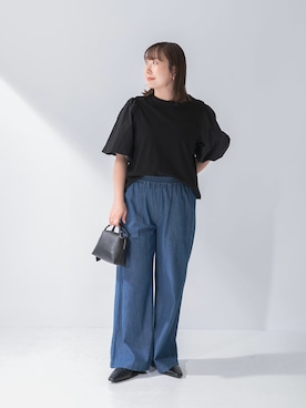 satoさん（骨格ストレート・レディース・156cm）の夏コーディネート