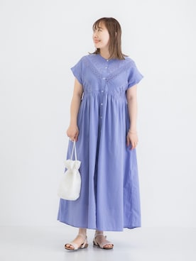 「SonnyLabel」｜「アイテム（アクセサリー）」を使った、satoさん（レディース・156cm）の夏コーディネート
