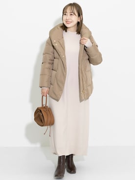 「URBAN RESEARCH Sonny Label（アーバンリサーチサニーレーベル）のアイテム（ブーツ）」を使った、satoさん（レディース・156cm）の冬コーディネート