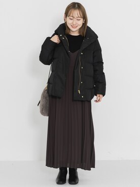 「URBAN RESEARCH Sonny Label（アーバンリサーチサニーレーベル）のアイテム（ブーツ）」を使った、satoさん（レディース・156cm）の冬コーディネート