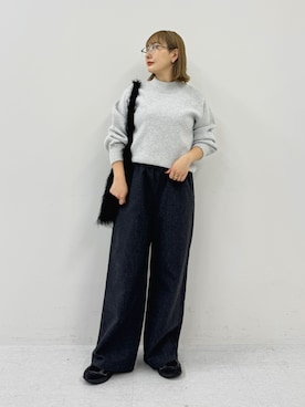 「URBAN RESEARCH Sonny Label（アーバンリサーチサニーレーベル）のアイテム（トートバッグ）」を使った、satoさん（レディース・156cm）の秋コーディネート