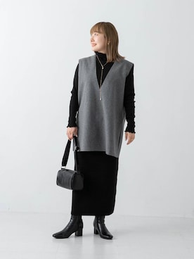 satoさん（レディース・156cm）の冬コーディネート