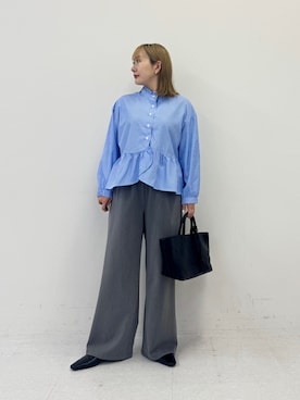 「URBAN RESEARCH Sonny Label（アーバンリサーチサニーレーベル）のアイテム（パンツ）」を使った、satoさん（レディース・156cm）の夏コーディネート