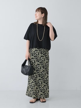 「SonnyLabel」｜「アイテム（アクセサリー）」を使った、satoさん（レディース・156cm）の夏コーディネート