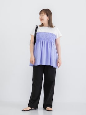 「SonnyLabel」｜「アイテム（アクセサリー）」を使った、satoさん（レディース・156cm）の夏コーディネート