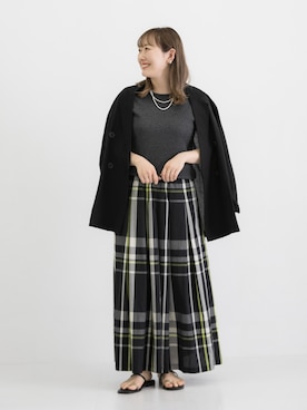 「SonnyLabel」｜「アイテム（アクセサリー）」を使った、satoさん（レディース・156cm）の春コーディネート