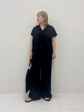 「URBAN RESEARCH Sonny Label（アーバンリサーチサニーレーベル）のアイテム（パンツ）」を使った、satoさん（レディース・156cm）の夏コーディネート