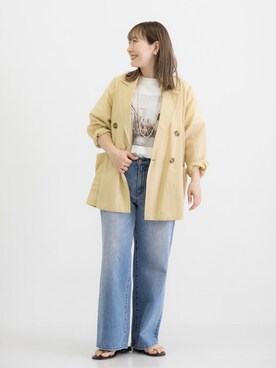 「SonnyLabel」｜「アイテム（アクセサリー）」を使った、satoさん（レディース・156cm）の春コーディネート