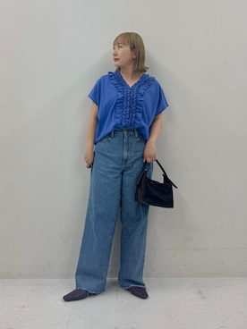 「URBAN RESEARCH Sonny Label（アーバンリサーチサニーレーベル）のアイテム（シューズ）」を使った、satoさん（レディース・156cm）の春コーディネート