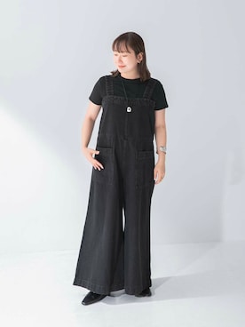 「SMELLY（スメリー）のアイテム」を使った、satoさん（レディース・156cm）の夏コーディネート
