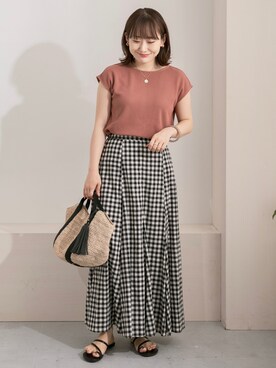 satoさん（レディース・156cm）の夏コーディネート