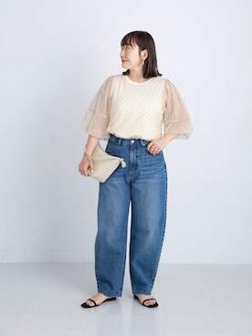 「SonnyLabel」｜「アイテム（アクセサリー）」を使った、satoさん（レディース・156cm）の夏コーディネート