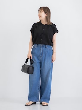 「SonnyLabel」｜「アイテム（アクセサリー）」を使った、satoさん（レディース・156cm）の夏コーディネート