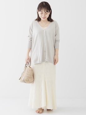 「URBAN RESEARCH Sonny Label（アーバンリサーチサニーレーベル）のアイテム（ネックレス）」を使った、satoさん（レディース・156cm）の春コーディネート